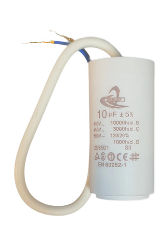 خازن 10 میکروفاراد 450 ولت روغنی