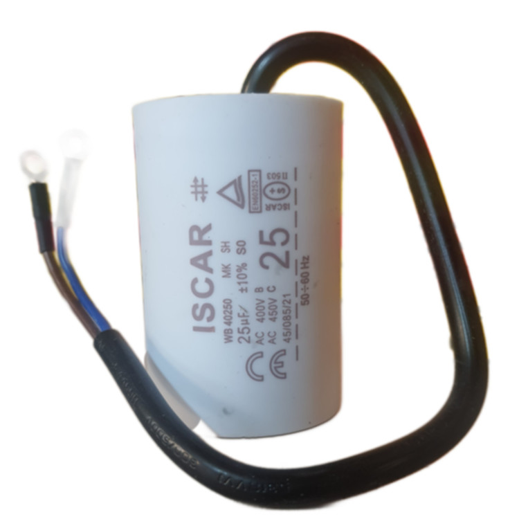 خازن 25میکروفاراد کابلی