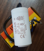 خازن روغنی ۸ میکروفاراد ۴۵۰ ولت کابلی