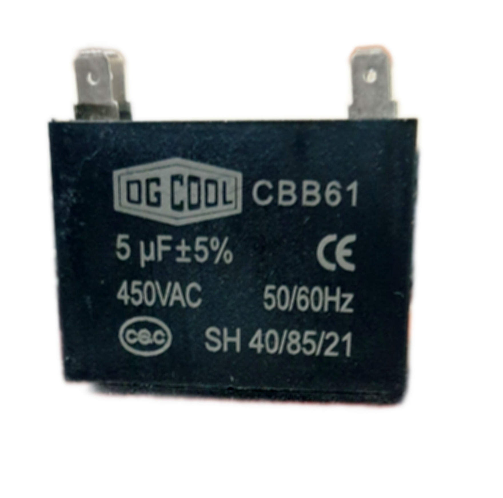 خازن 5 میکروفاراد کتابی فیشی