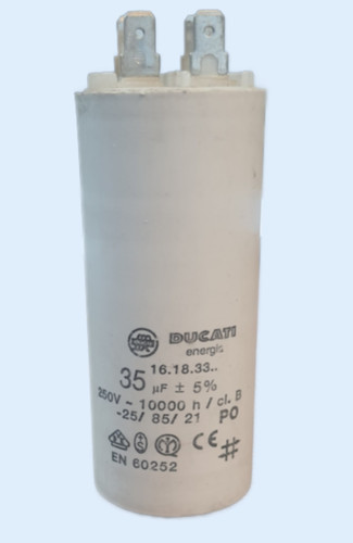 خازن دائم کار 35 کیکروفاراد 250 ولت فیشی DUCATI