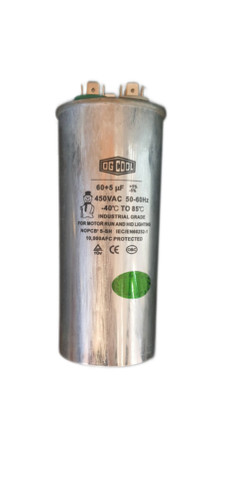 خازن کولر گازی 5+60 میکروفاراد 450 ولت