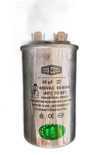 خازن 35 میکروفاراد 450 ولت کولری
