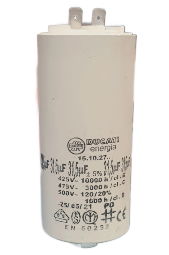 خازن 31.5uf/450v روغنی فیشی دوکاتی