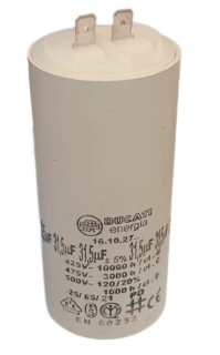 خازن 31.5uf/450v روغنی فیشی دوکاتی