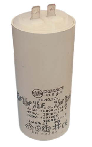 خازن 31.5uf/450v روغنی فیشی دوکاتی