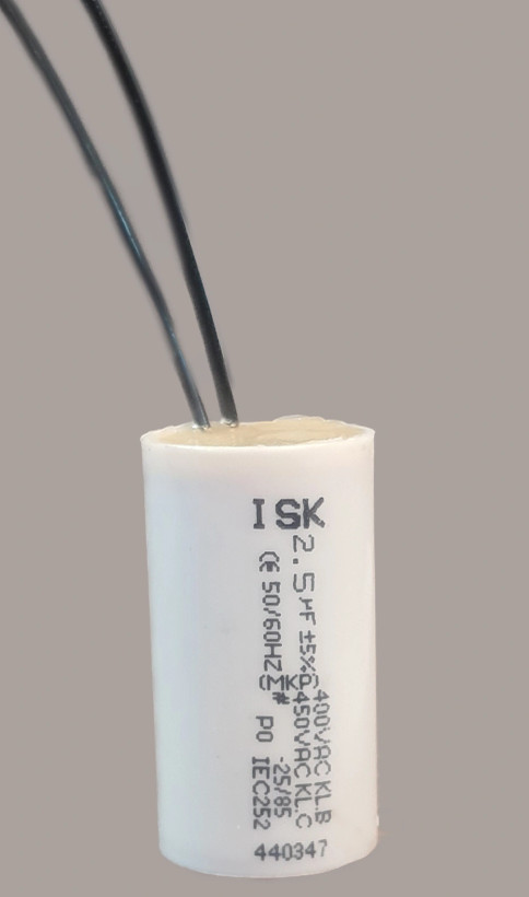 خازن 2.5uf/450v سیم دار