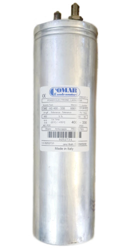 خازن 400 میکروفاراد 330 ولت comar
