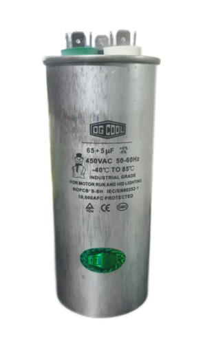 خازن کولری 5+65میکروفاراد دوظرفیتی