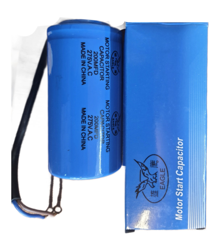 خازن استارت 200میکروفاراد 275 ولت کابلی