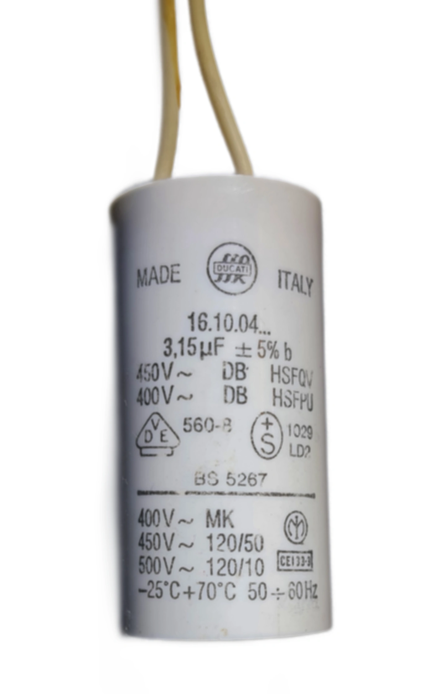 خازن 3.15میکروفاراد 450 ولت روغنی