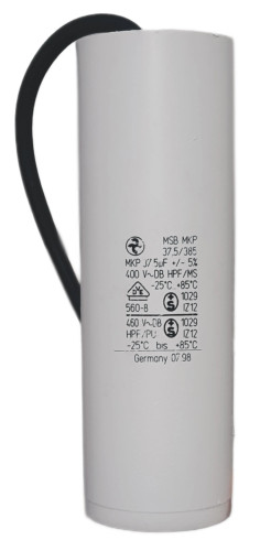 خازن روغنی 37.5uf میکروفاراد 450v ولت