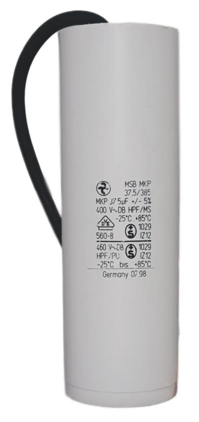 خازن روغنی 37.5uf میکروفاراد 450v ولت