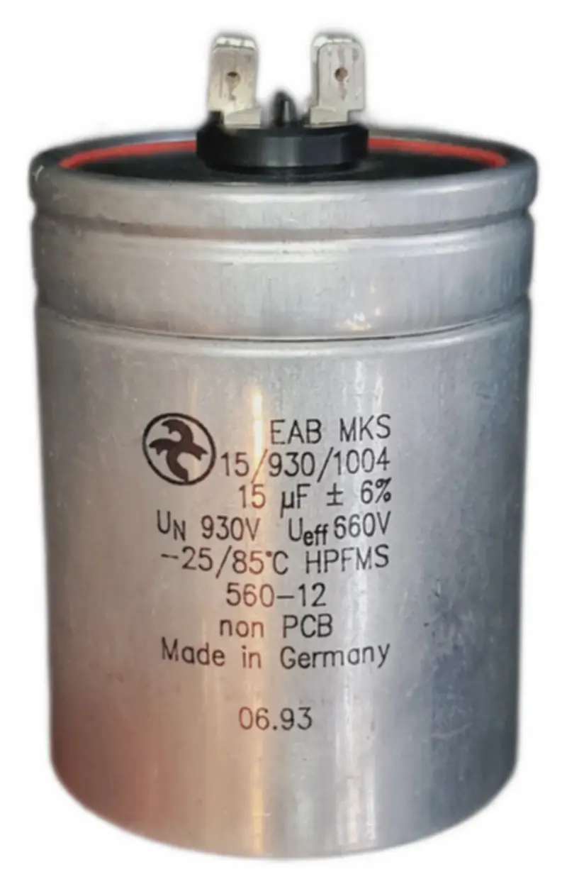 خازن روغنی 15ufمیکروفاراد 930v ولت زیمنس