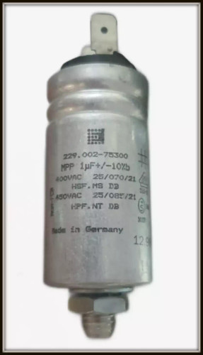 خازن 1میکروفاراد 400 ولت- الکترونیکون