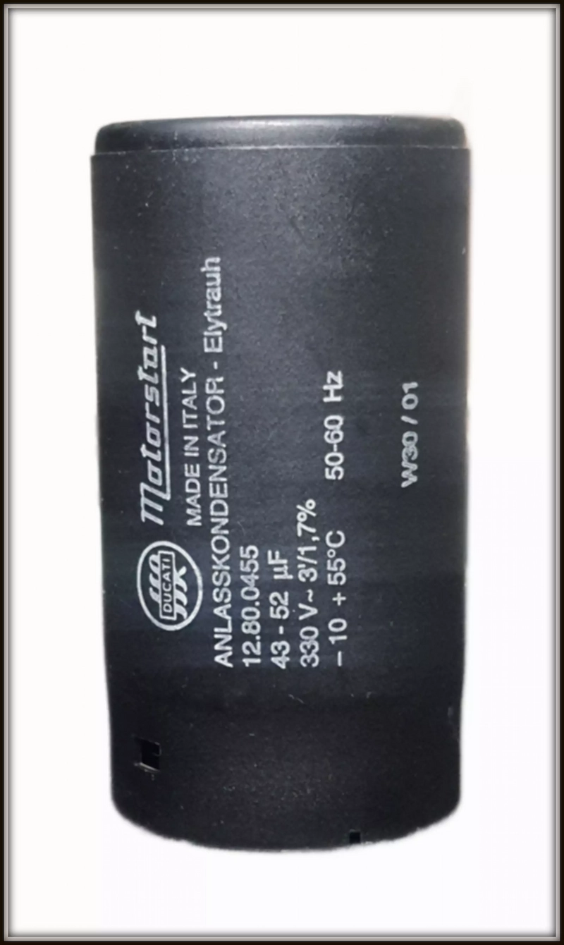 خازن خشک راه انداز 52-43 میکروفاراد 330 ولت