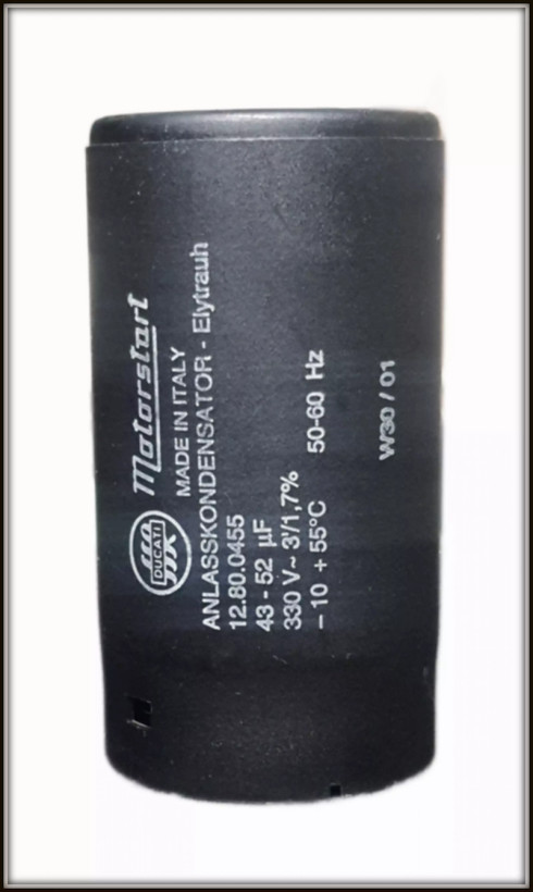 خازن خشک راه انداز 52-43 میکروفاراد 330 ولت