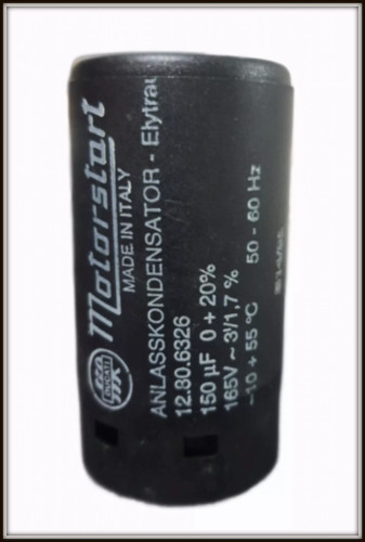 خازن استارت 150μF میکروفاراد 165 ولت دوکاتی