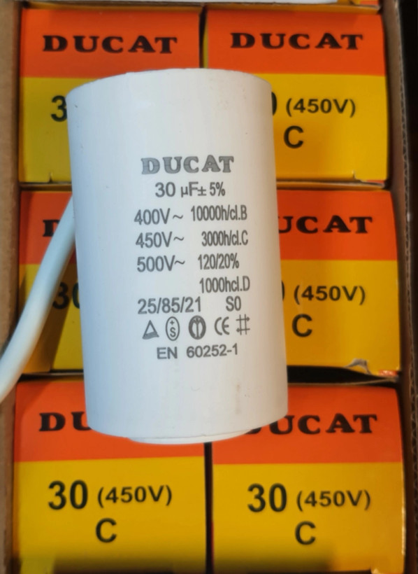 خازن روغنی دائم کار 30µF 450V