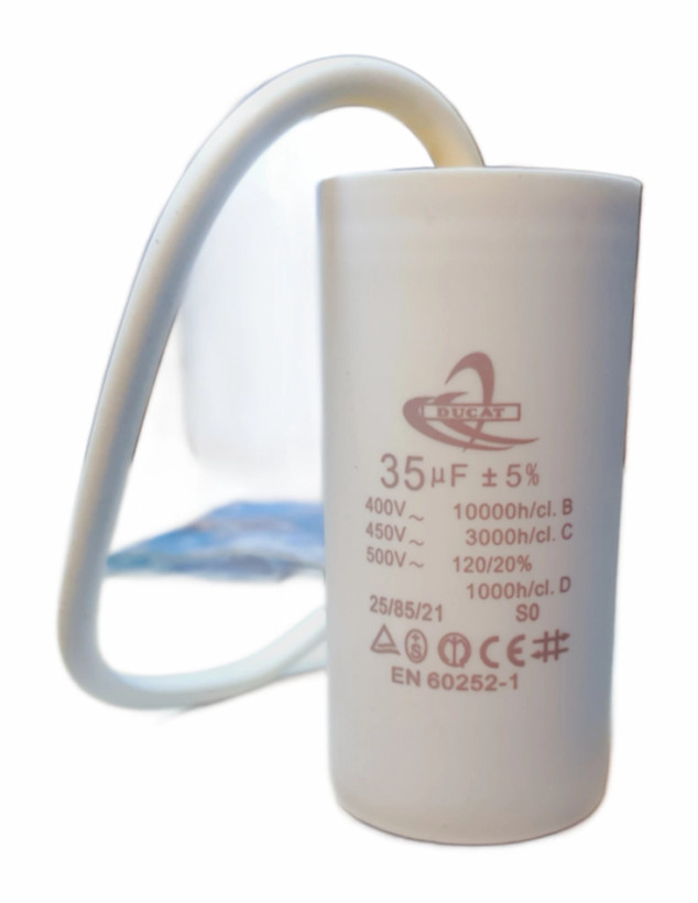 خازن دائم کار 35 میکروغاراد 450ولت روغنی