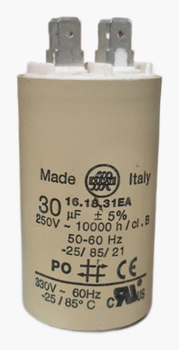 خازن 30 میکروفاراد 250 ولت فیشی دوکاتی