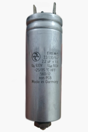 خازن روغنی 2.2μF میکروفاراد 660 ولت فیشی آلمانی