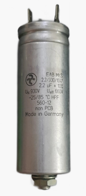 خازن روغنی2.2µF میکروفاراد 660V ولت
